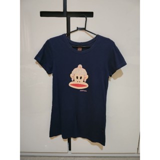 เสื้อ paul frank แท้🐵 size s สีกรม