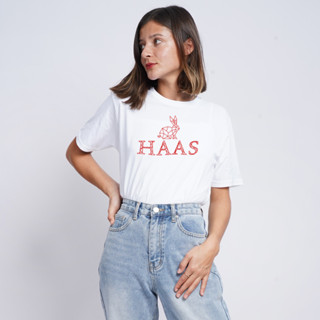 haas : เสื้อยืดแขนสั้น unisex " Rabbit " SHSK2645