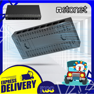 สวิตซ์ฮับ อุปกรณ์เพิ่มช่องแลน Stonet st3108c Fast Ethernet Switch 8Port 10/100Mbps ประกันตลอดการใช้งาน เปิด Vat ได้