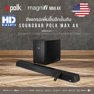 Polk Magnifi Max AX 5.1.2 Dolby Atmos / DTS:X Sound Bar System