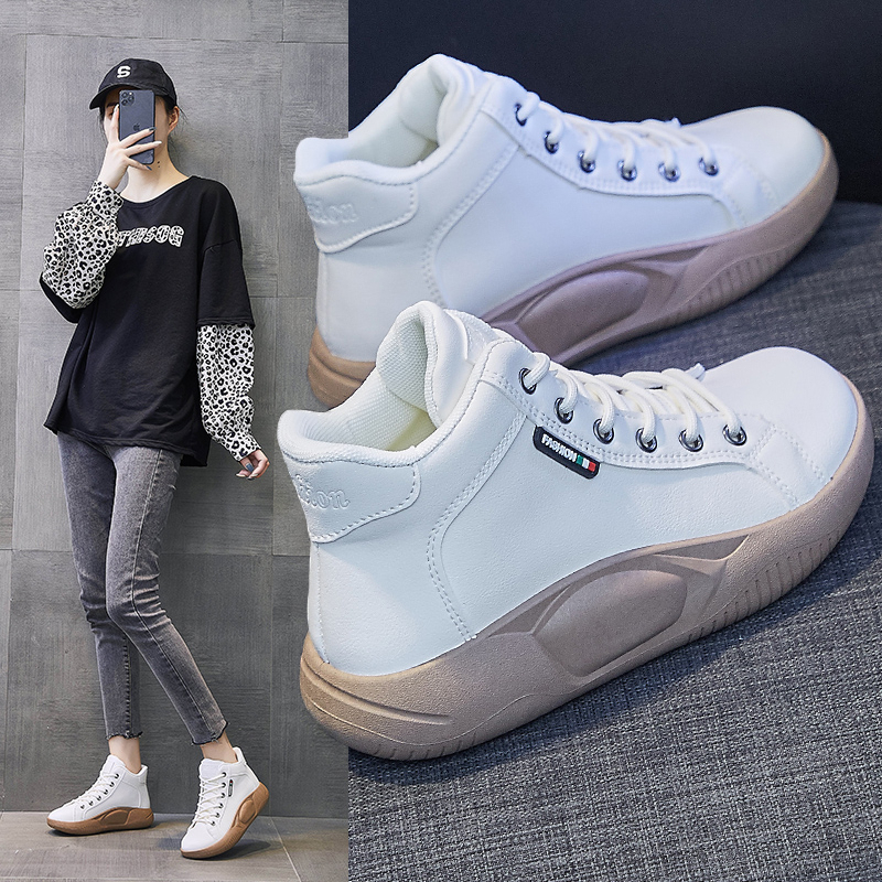 Women Casual Sneaker รองเท้าผู้หญิง รองเท้าแฟชั่น เพิ่มความสูง No.516