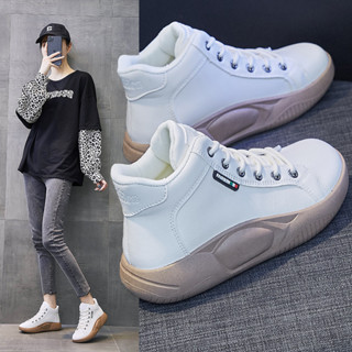 Women Casual Sneaker รองเท้าผ้าใบ รองเท้าผ้าใบผู้หญิง รองเท้าแฟชั่น เพิ่มความสูง No.516