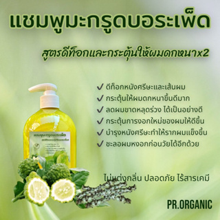 แชมพูมะกรูดบอระเพ็ด สูตรดีท็อกและกระตุ้นให้ผมดกหนาขึ้นx2 ขนาด500ml.