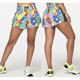 Zumba High Waisted Loose Shorts  (กางเกงขาสั้นออกกำลังกายซุมบ้า)