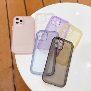 เคสไอโฟน แบบนิ่ม เคสโทรศัพท์ซิลิโคน เคสโทรศัพท์เคลือบ โปร่งใส ใส สําหรับ for iPhone 11 7 8 Plus 13 12 Pro Max SE X XS 14