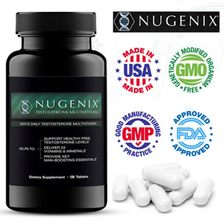 Nugenix วิตามินรวมฮอร์โมนเทสโทสเตอโรนสำหรับผู้ชาย 60/120 แคปซูล