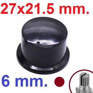 ลูกบิด 27x21.5 mm. knob cap for rotary encoder potentiometer volume control ลูกบิดโวลุ่ม วอลลุ่ม