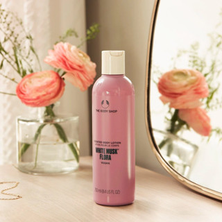 THE BODY SHOP WHITE MUSK FLORA SCENTED BODY LOTION 250ML