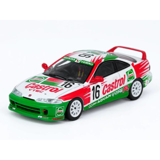 Inno64 IN64-DC2-CA16 1/64 HONDA INTEGRA TYPE R DC2 #16 CASTROL SUPER N1 ENDURANCE RACE 1996 DIECAST SCALE MODEL CAR