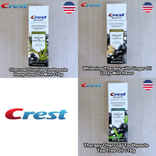 Crest® 3D White Toothpaste Whitening Therapy Charcoal 116 g ยาสีฟัน สูตรถ่าน