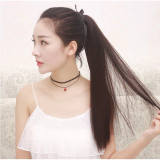 🔥หางม้าตรงสวย ชิ้นหนา (คุณภาพดี) พร้อมส่ง วิกผมหางม้า ไหมทนความร้อน วิกแฮร์พีซ เกรดพรีเมี่ยม