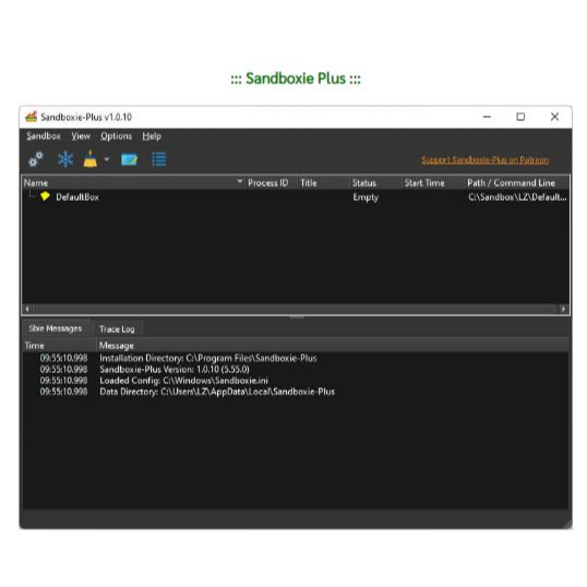 Sandboxie 5.63.4 + Sandboxie Plus 1.8.4 รัน 2 จอ