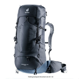 เป้ deuter รุ่น Aircontact Lite 40+10 โลโก้ใหม่ ปี 2023 สีดำ Black Marine , สีส้ม Chestnut Teal