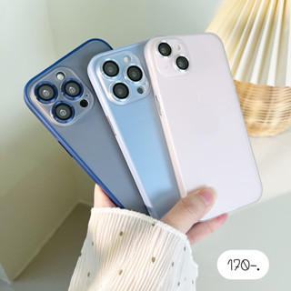 [ พร้อมส่ง 3 สี ] 🌑เคสแหวนครอบเลนส์ขอบฟ้า/น้ำเงิน/ขาวขุ่น เคสใสขุ่น เคสใส เคสำลังขุ่น เคสขุ่น