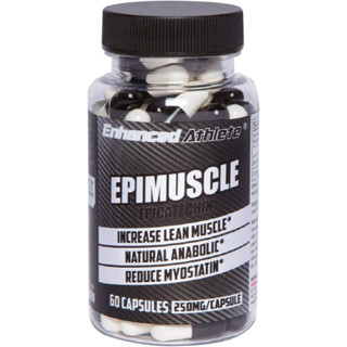 Enhanced Athlete Epimuscle - Natural Anabolic, Increase Lean Mass, Reduce Myostatin, 250mg Pure Epicatechin/ 60 Capsules