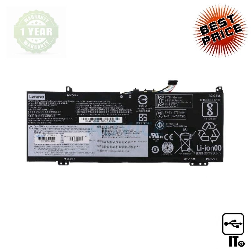 Battery Lenovo Yoga 530-14IKB (Built in)#Part L174PB0 'Genuine' แบตเตอรี่ แบตสำรอง แบตโน๊ตบุ๊ค แบตเเ