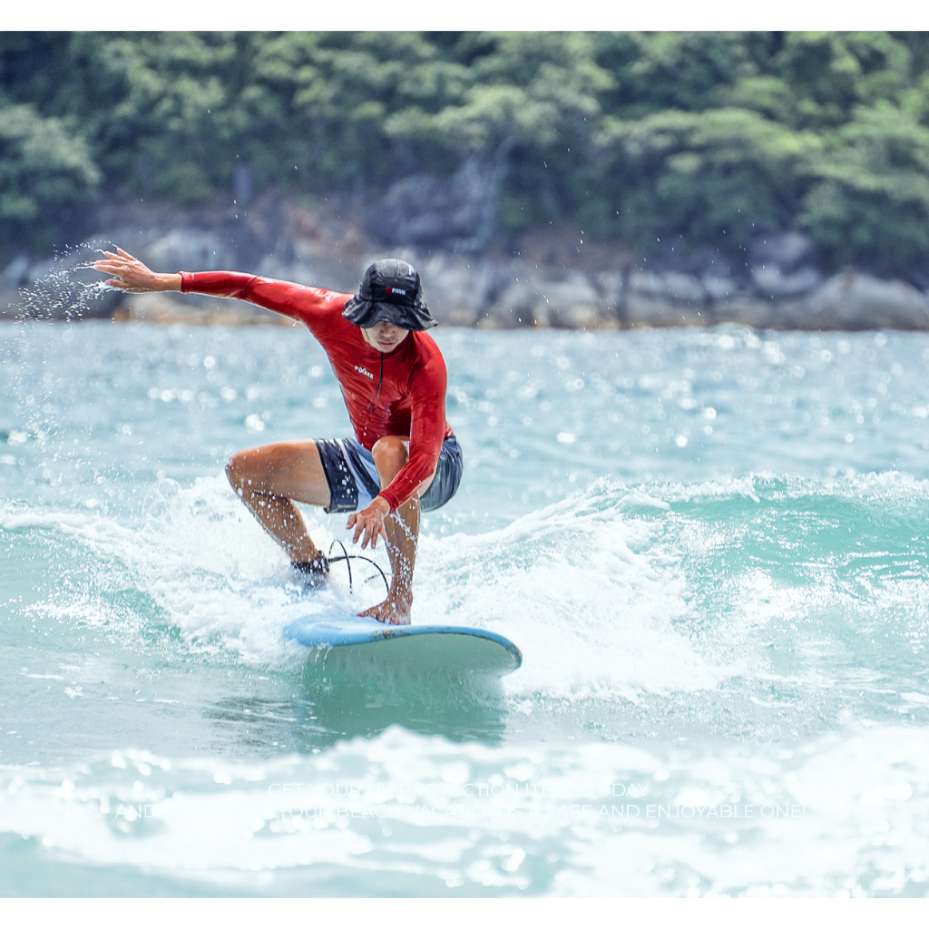 Lock skin ผู้ชาย/ เสื้อดำน้ำตื้น (คอกลม) เสื้อดำน้ำ เสื้อกันUV 99% มาตรฐานUSA