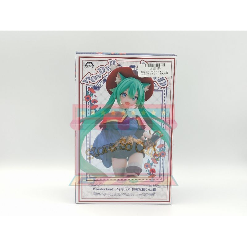 Miku Wonderland Figure Puss in Boots Ver. งานแท้นำเข้าจากญี่ปุ่น