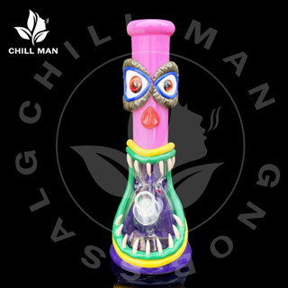 บ้องแก้ว 36CM บ้อง glass bong สไตล์แอนิเมชั่น การวาดลวดลายด้วยมือ 3D D0090