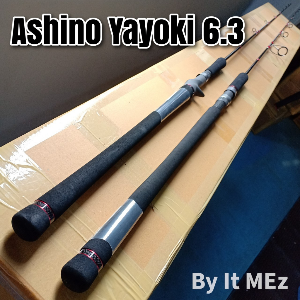 ของแท้ ราคาถูก คันเบ็ดตกปลา Light Jigging Ashino Yayoki ความยาว 6.3 ฟุต 1 ท่อน เหมาะสำหรับงานจิ๊กทะเล อัดปลาบึก