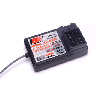 รีซีฟ Flysky FS-GR3E 3ch receiver ตัวรับสัญญาณ รถ เรือ 2.4ghz ใช้กับรีโมท FS-GT2 FS-GT2B FS-GT3B FS-GT3C FS-IT4S RC