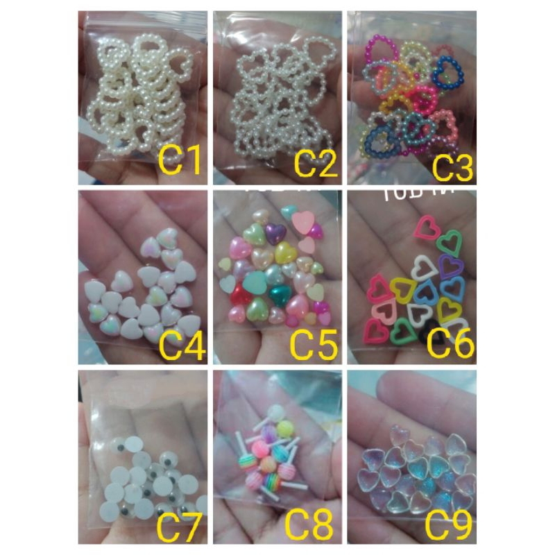 เรซิ่นดอกไม้เรซิ่นหัวใจ 12บาท