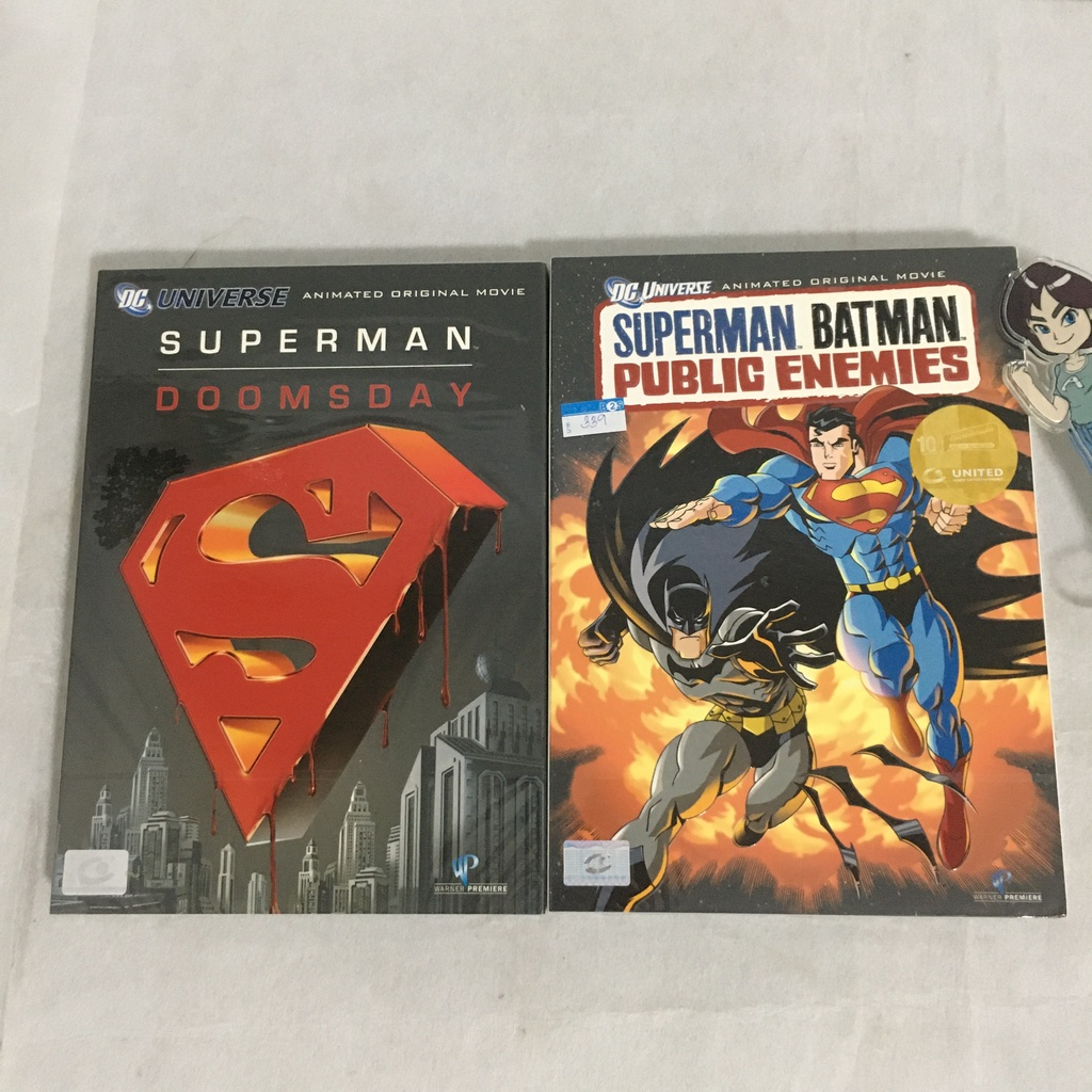 (มือสอง) DVD : Superman Doomsday (2008), Superman/Batman Public Enemies (2009) ลิขสิทธิ์แท้