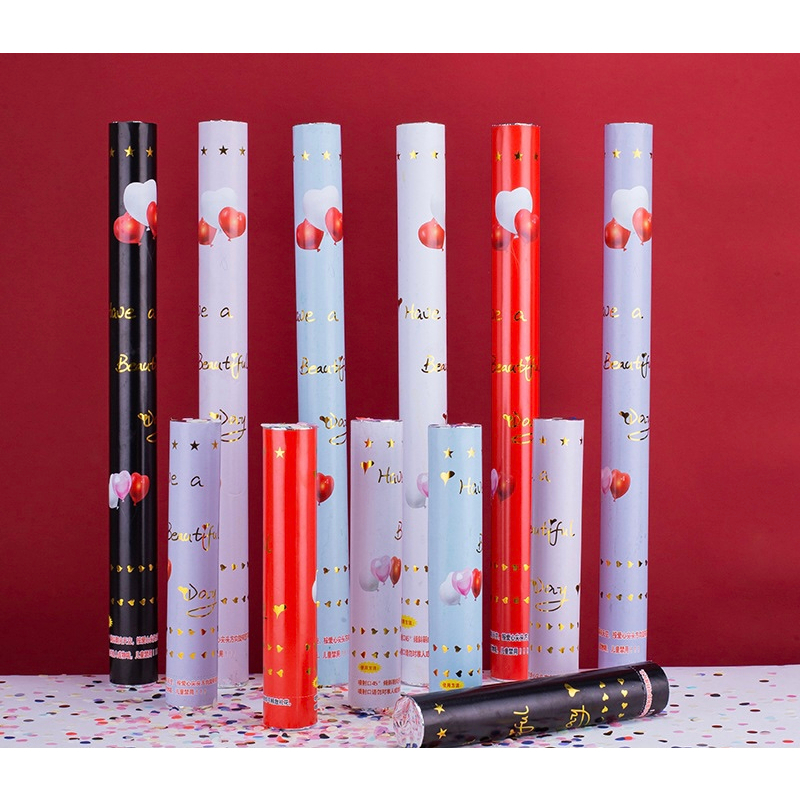 [พร้อมส่ง] พลุกระดาษ สำหรับงานเลี้ยง งานแต่ง ฉลองต่างๆ แบบหมุน PAPER SHOOT เปเปอร์ชูด ขนาด 60 cm เปเปอร์ชูท ขนาดใหญ่