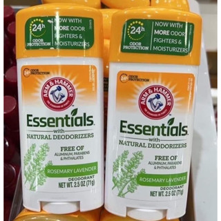 Arm &amp; Hammer Essentials with Natural Deodorizers Deodorant 71g. #Rosemary Lavender