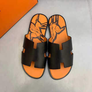 🔥ผ่อนได้🔥รองเท้า Hermes Izmir Leather Sandals [ ส้นแบน ] Size 39- 44 งาน Original อุปกรณ์ : Full Box Set