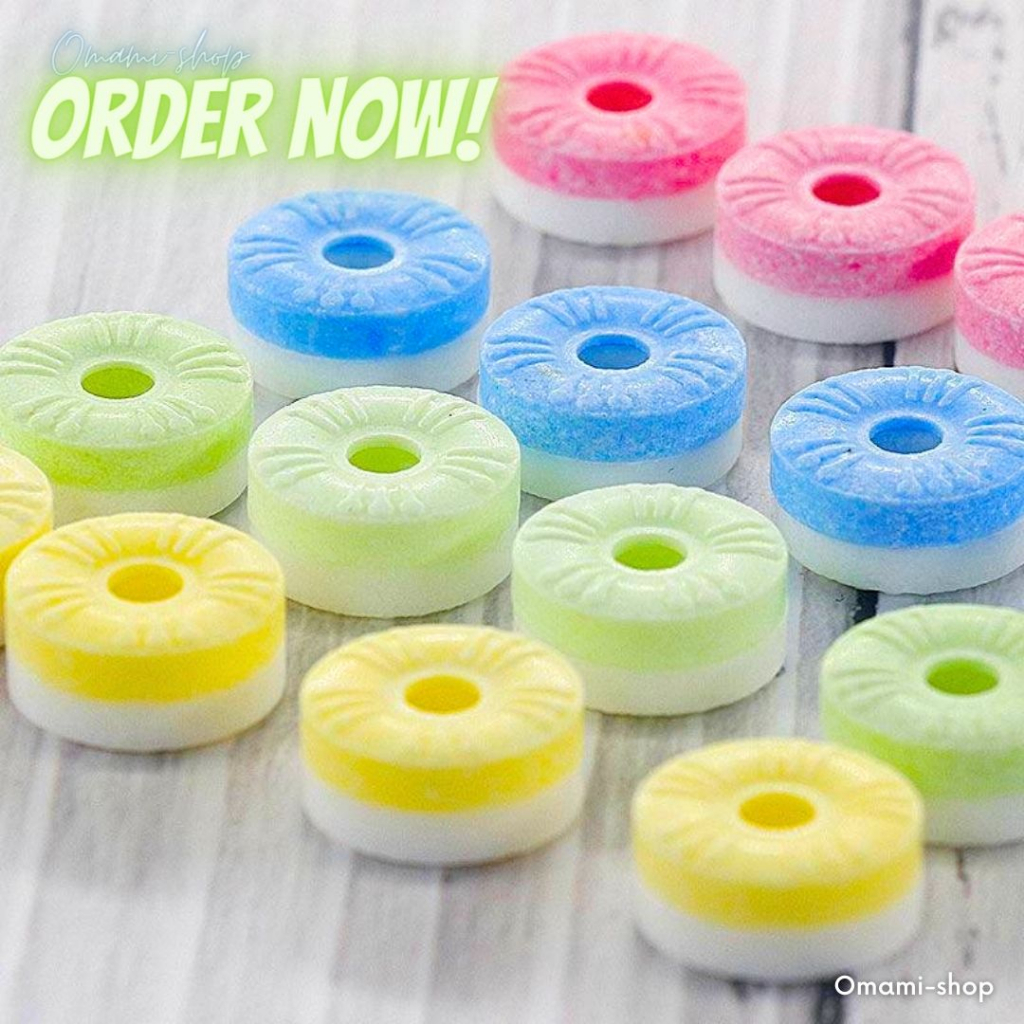Whistle Candy 50-100เม็ดลูกอมนกหวีด ลูกอมนกหวีดเป่าได้ ลูกอมนกหวีดรสมิ้นท์ กลิ่นผลไม้ คละกลิ่นคละสี