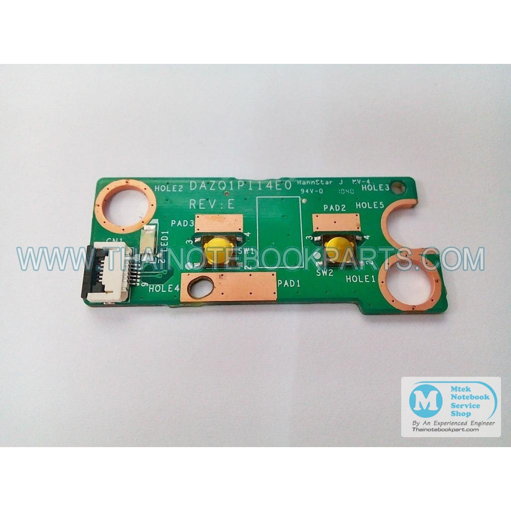สวิตซ์บอร์ด Acer Aspire 4820T - 34ZQ1SB0000 / DAZQ1PI14E0 REV : E Switch Board (สินค้ามือสอง)