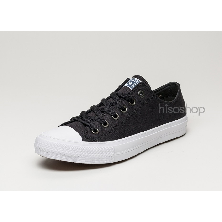 รองเท้าผ้าใบ Converse all star ii ox black/white/navy ไซต์ 37.5 แบรนด์แท้ shop 100% พร้อมกล่อง ป้ายครบ