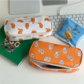 (พร้อมส่ง🌷) Tiger pencil case กระเป๋าปากกา กระเป๋าดินสอ กระเป๋า