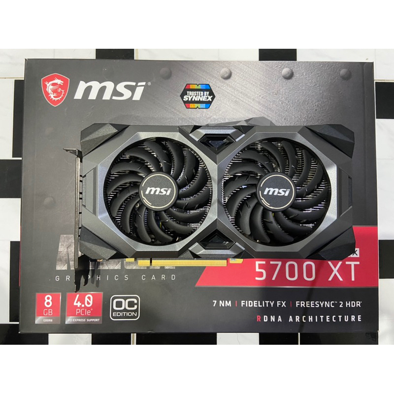 RX 5700XT Msi Mech มือ2 สภาพ 99% ใสๆ ปก.ไทย