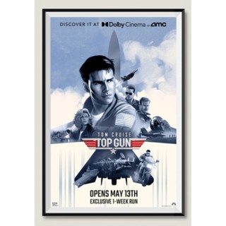 โปสเตอร์หนังติดผนัง TOP GUN