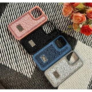 SWAROVSKI CASE เคสเพชรคริสตัล ล้อมมุก กันกระแทก iPhone 11/11 Pro Max/12/12Pro/12 Pro Max/13Pro Max14/14 plus/14Pro Max