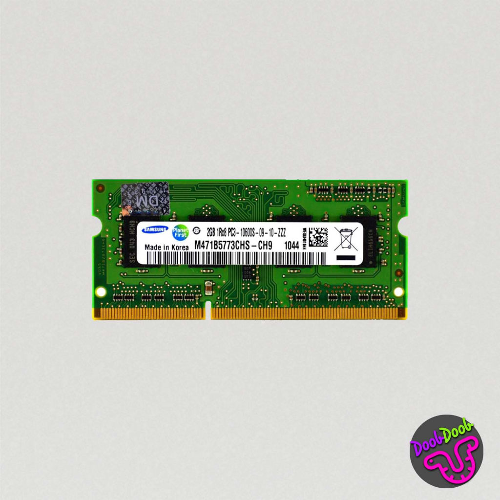 แรมสำหรับเครื่องคอมพิวเตอร์โน๊ตบุ๊ค RAM Memory 1333MHz DDR3 10600 SO-DIMM [ มือสอง ]