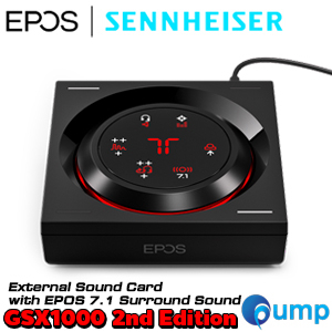 EPOS|Sennheiser GSX 1000 2nd edition External Sound Card with EPOS 7.1 Surround Sound for PC and Mac