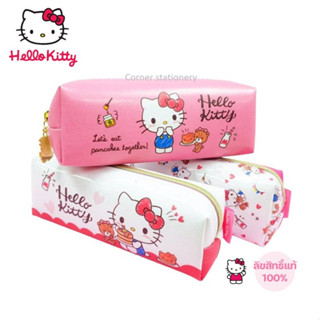 กระเป๋าดินสอ sanrio ลายคิตตี้ Kitty ประกายเพชร รุ่น KT-1001 ขนาด 20x8.5 ซม.ซิปสีทอง hello kitty กระเป๋าดินสอน่ารัก