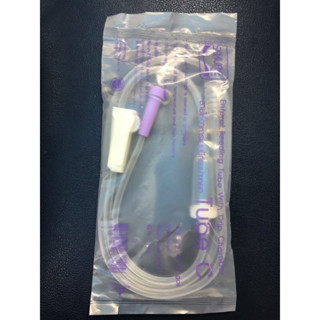 สายให้อาหารแบบมีกระเปาะหยด Tube C ชนิดสเตอรไรด์  Enteral feeding Tube with Drip Chamber