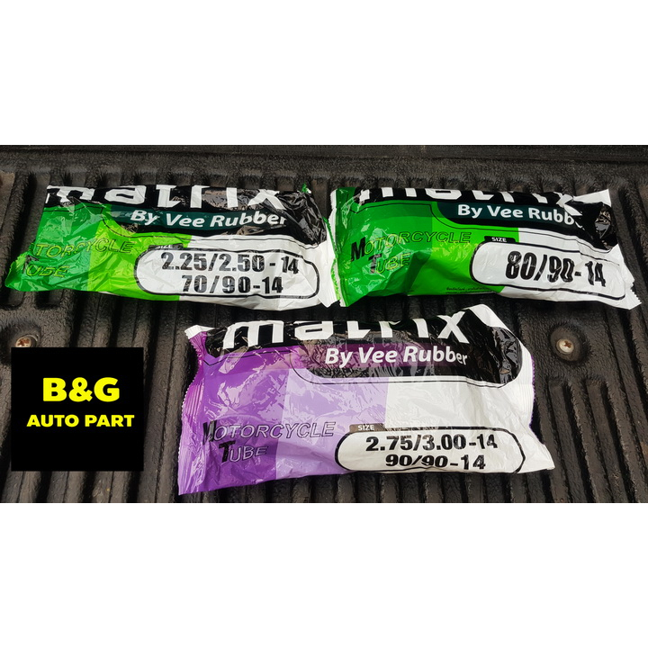 ยางในขอบ14 ของ VEE RUBBER จำหน่ายในชื่อ MATRIX