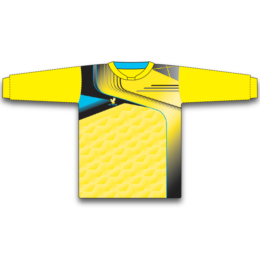 เสื้อฟุตบอลพิมพ์ลาย คอกลมแขนยาว เสื้อฟุตบอลฟลายฮ็อค FLY HAWK รุ่น A922 ชุด 2 ของแท้ 100% - รูปที่ 5