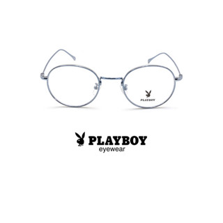 PLAYBOY แว่นสายตาทรงกลม PB-35726-C8 size 49 ( มือ1)