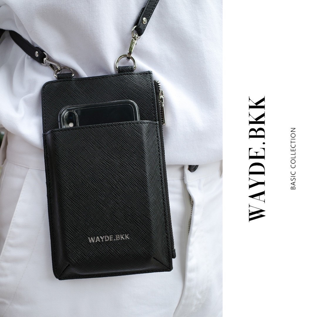WAYDE.BKK Basic Crossbody Phone bag กระเป๋าสะพายข้างใส่โทรศัพท์ได้ทุกรุ่น