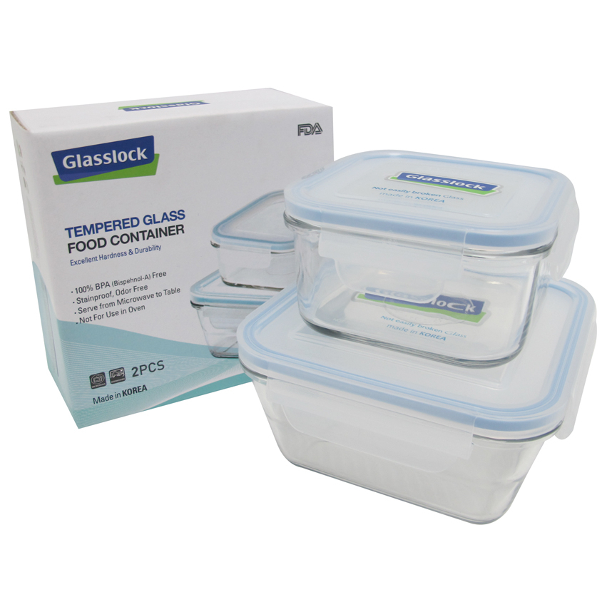 กล่อง Glass Lock 2 ใบ/ชุด