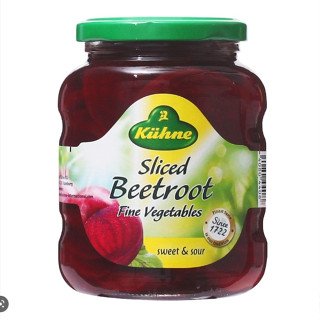 Sweet&amp;sour beetroot sliced  330g - Kuhne