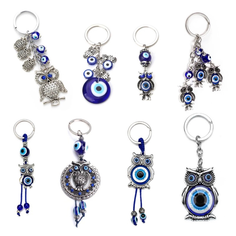 *พร้อมส่ง*พวงกุญแจ evil eye จากตุรกี