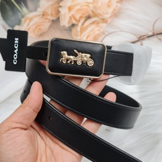 ★ New ของแท้ 100% เข็มขัด ผู้หญิง Coach Buckle Belt