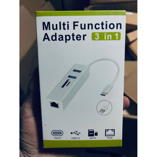 คลิปประเภท USB 3.0 HUB สำหรับ อลูมิเนียมภายนอก2พอร์ต USB Splitter อะแดปเตอร์ SD/บัตร TF สำหรับ Unibody คอมพิวเตอร์